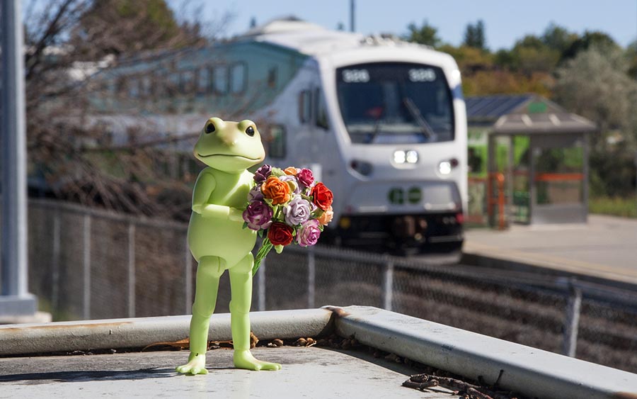 Waiting at the Train Station for Her Arrival